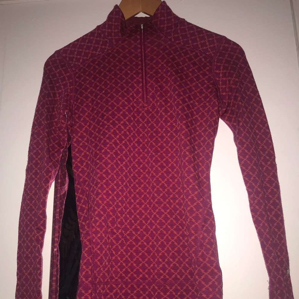 Pink smart wool shirt